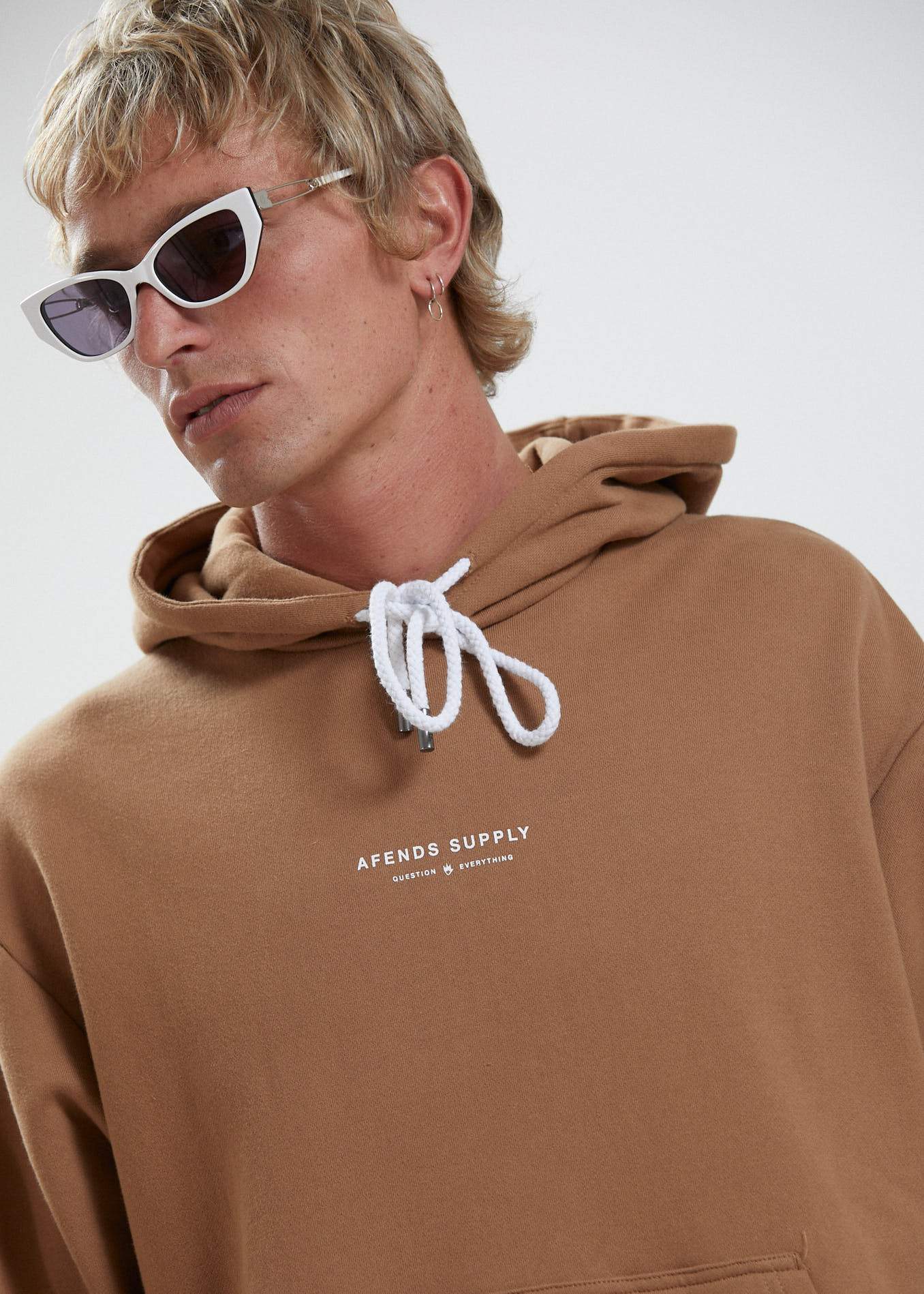 Afends Supply - Recycled Hoodie - Camel Camel