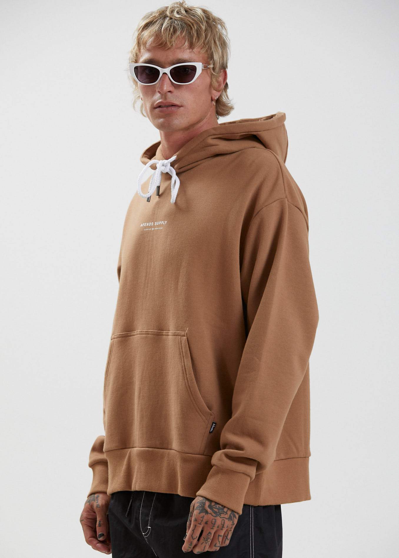 Afends Supply - Recycled Hoodie - Camel Camel
