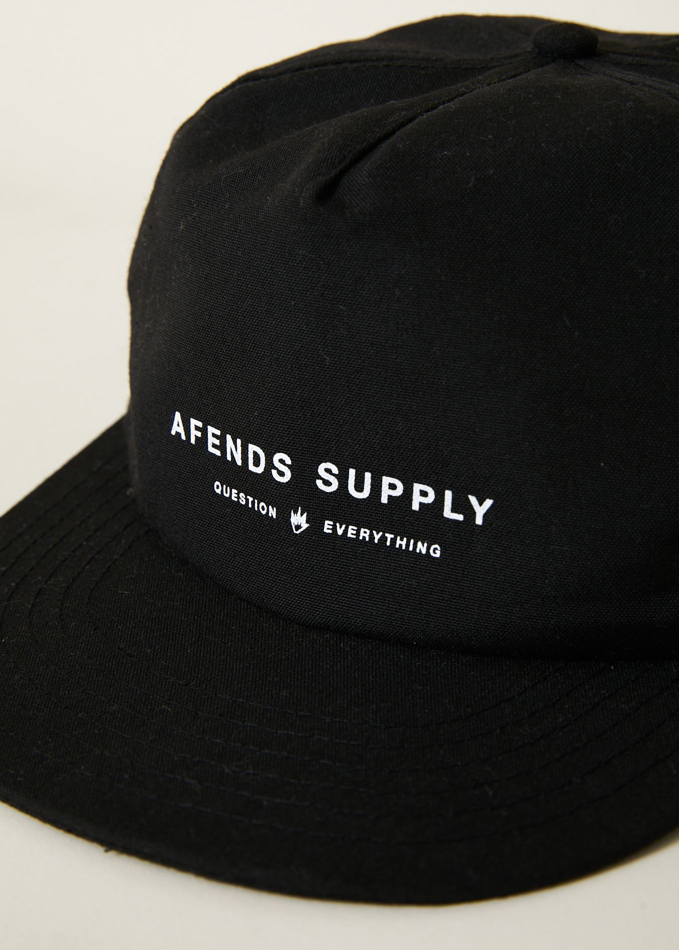 Afends Transit - Hemp Cap - Black Black