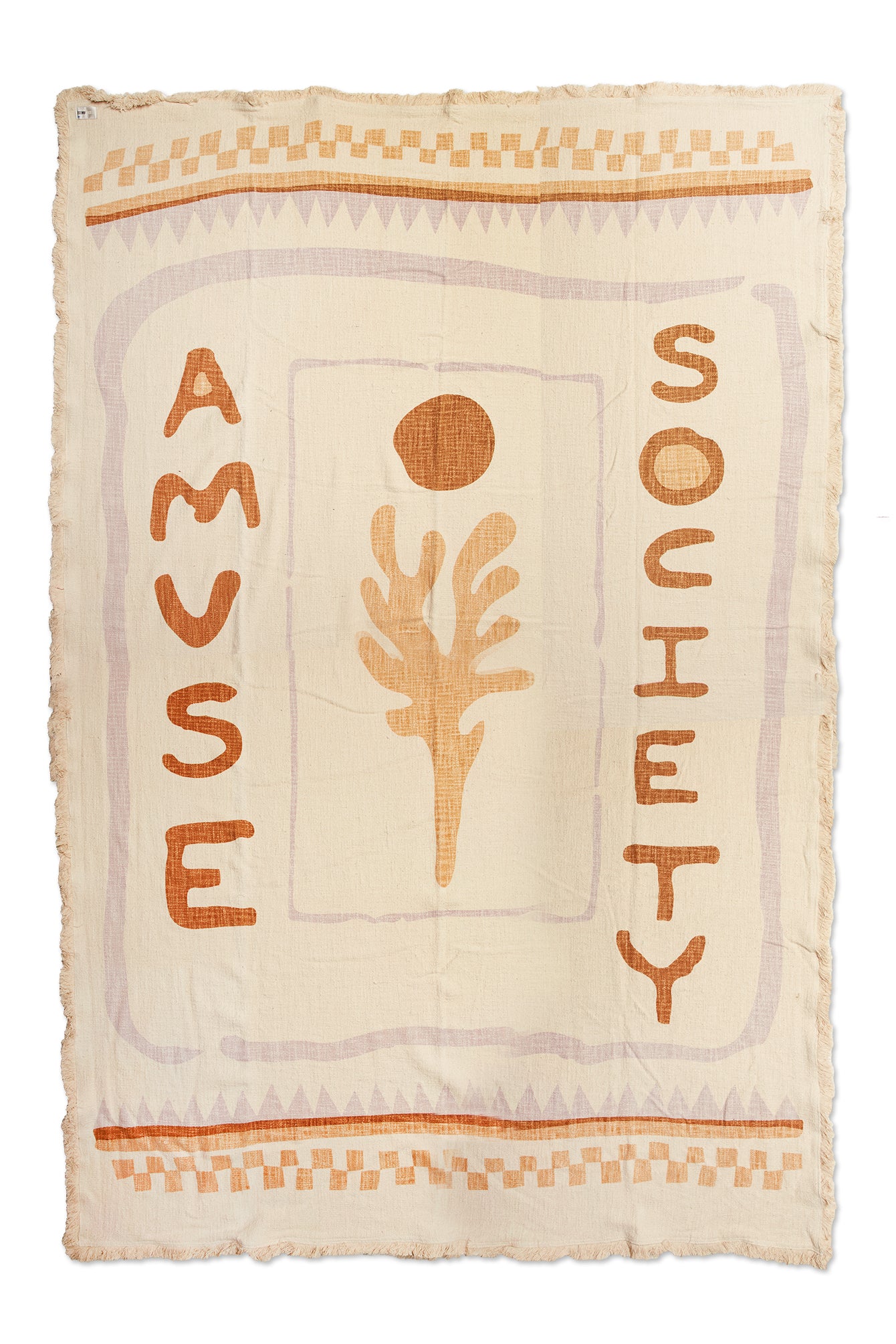 Amuse Society Beach Shack Blanket Off white
