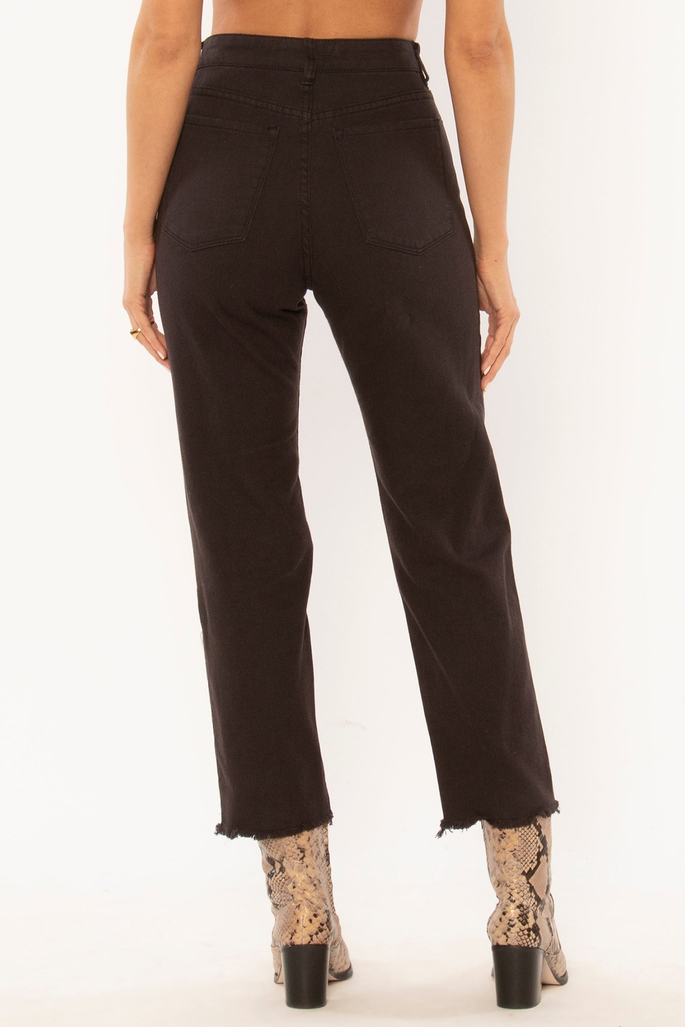 Amuse Society Selena Pant Off black wash