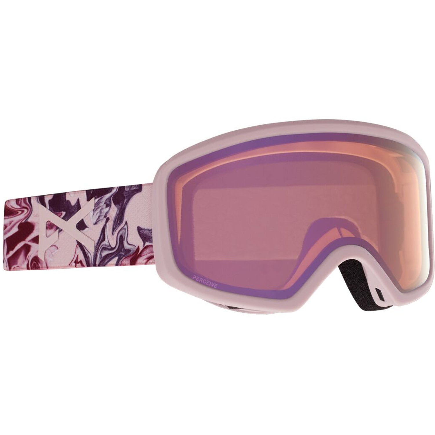 Anon Deringer Asian Fit Goggle 2021 Wavy - Perceive Cloudy Pink Lens