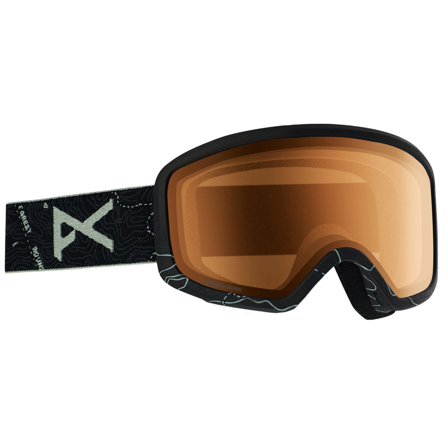 Anon Deringer Goggle 2020 Topo Black Sonar Night