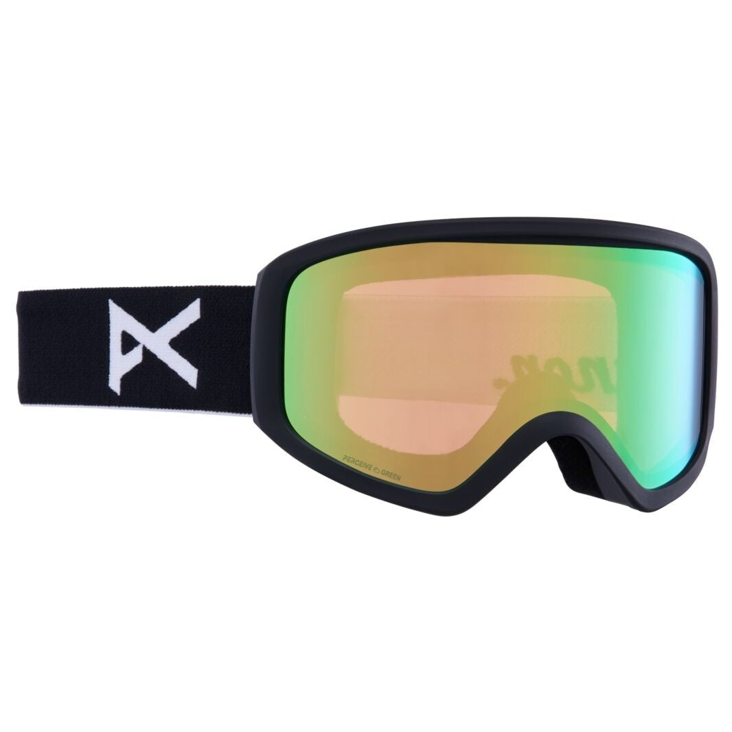 Anon Insight Google 2023 Black - Perceive Variable Green w/ Amber Lens