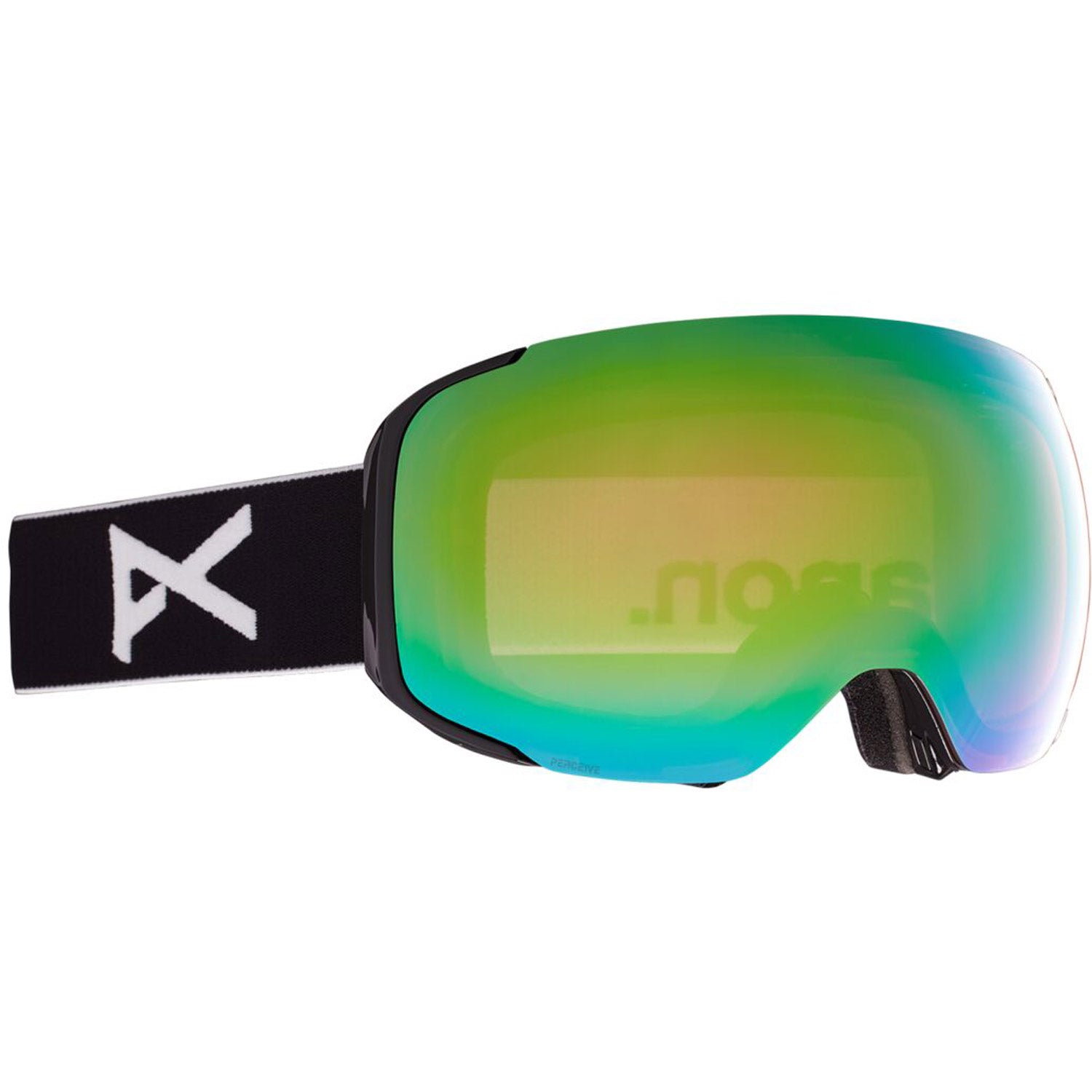 Anon M2 Asian Fit Goggle 2021 Black - Perceive Variable Green Lens w/ Perceive Cloudy Pink Lens