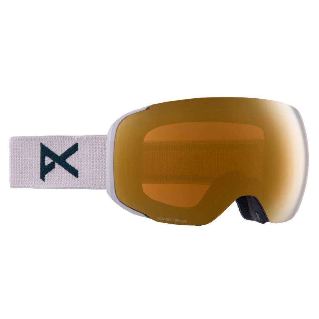 Anon M2 MFI Goggle 2023 Warm Grey - Perceive Sunny Bronze w/ Perceive Cloudy Burst Lens