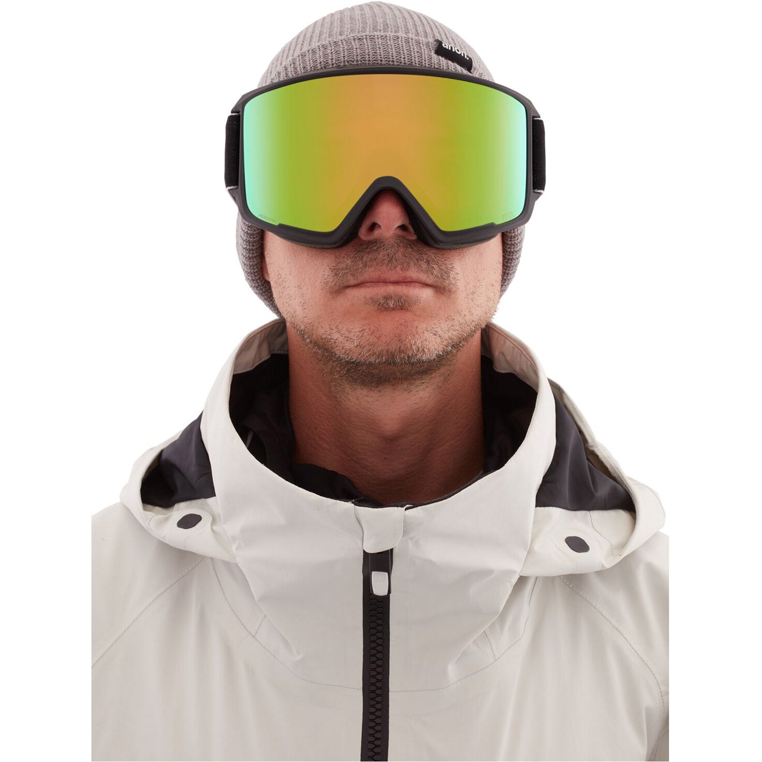 Anon M3 Goggle 2021 Black - Perceive Variable Green Lens w/ Perceive Cloudy Pink Lens