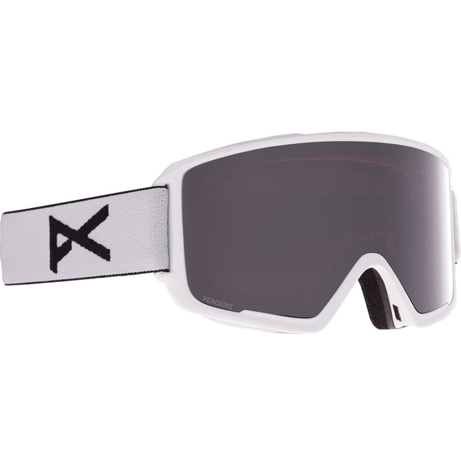 Anon M3 Goggle 2021 White - Perceive Sunny Onyx Lens w/ Perceive Variable Violet Lens