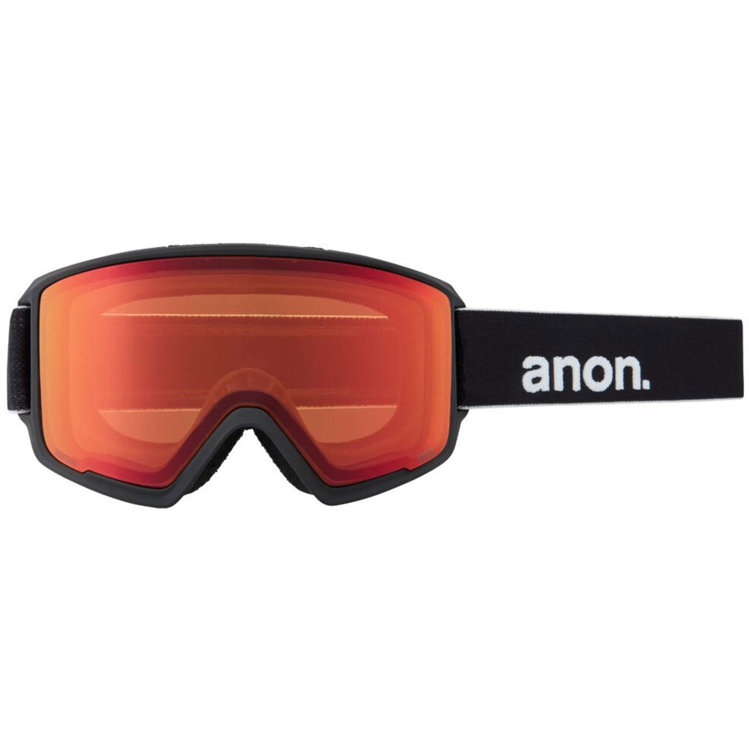 Anon M3 MFI Goggle 2021 Black - Perceive Sunny Red Lens w/ Perceive Cloudy Burst Lens