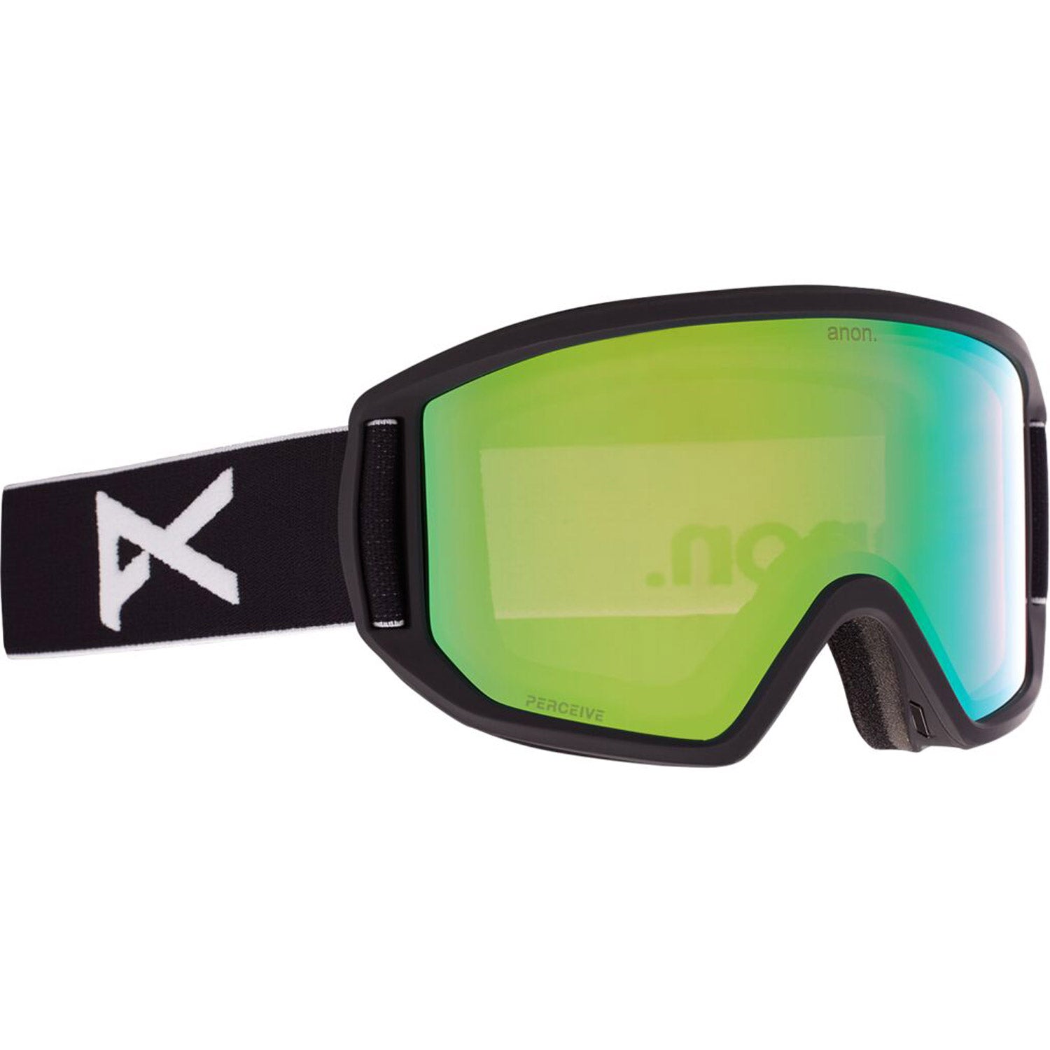 Anon Relapse Goggle 2021 Black - Perceive Variable Green Lens w/ Amber Lens