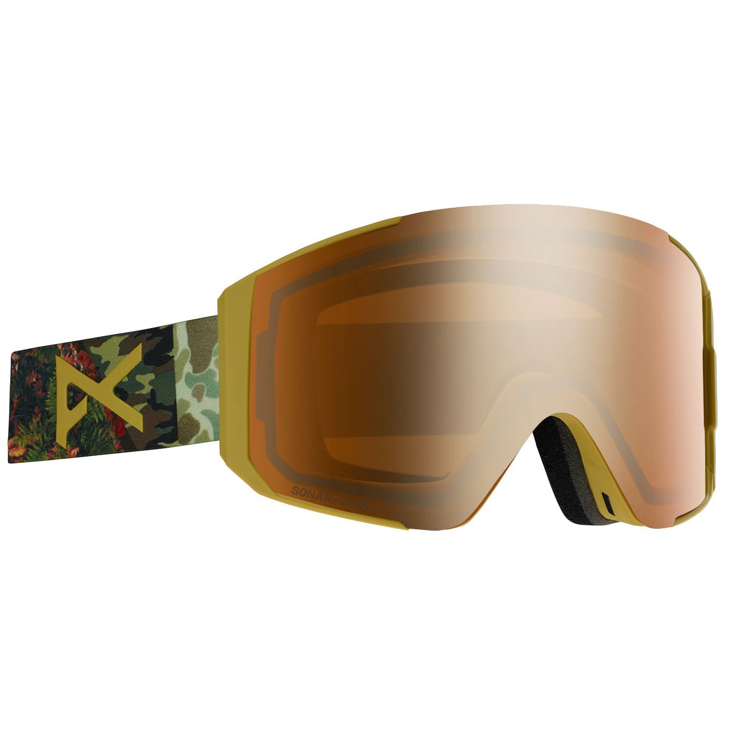 Anon Sync Asian Fit Goggle 2020 Camo - Sonar Bronze w/ Sonar Infrared Lens