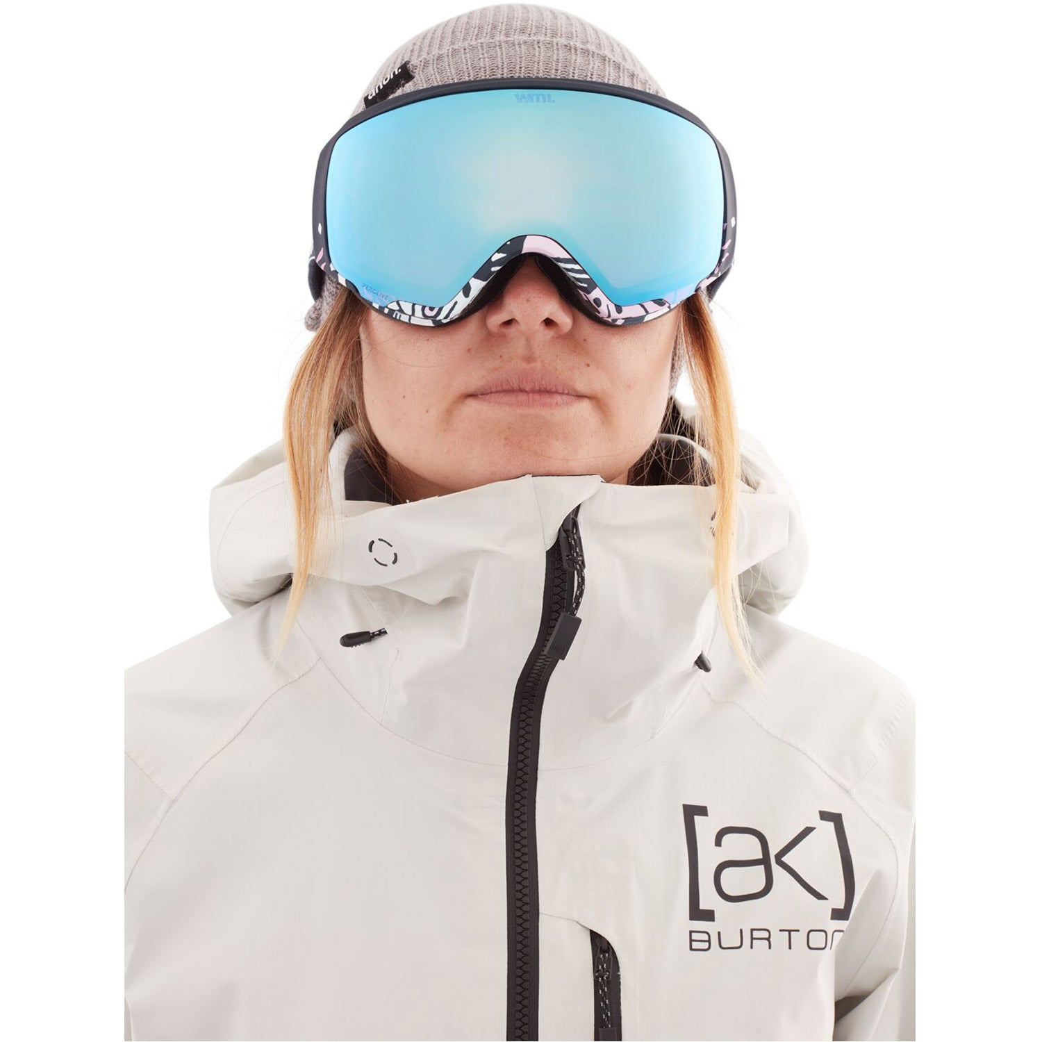 Anon WM1 Goggle 2021 Noom Blue - Perceive Variable Blue Lens w/ Perceive Cloudy Pink Lens