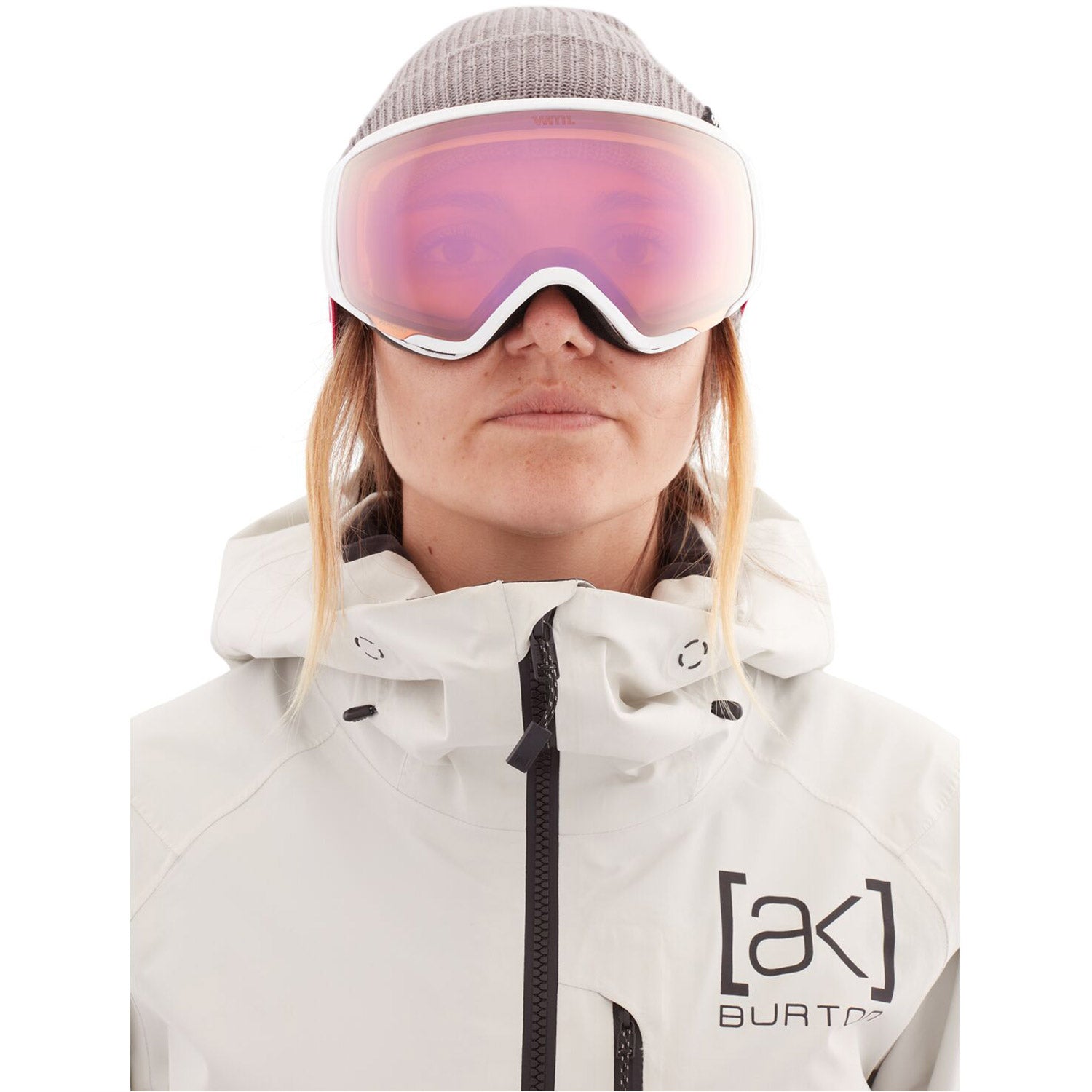 Anon WM1 Goggle 2021 Pearl White - Perceive Cloudy Pink Lens w/ Perceive Variable Blue Lens