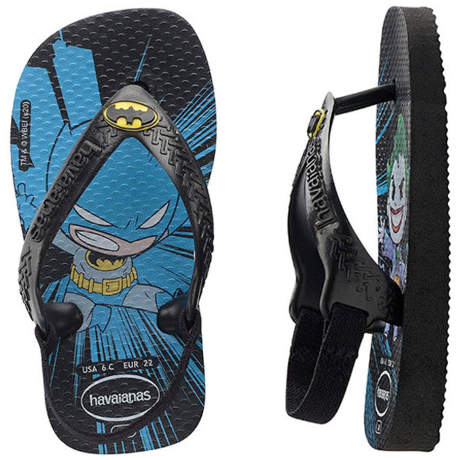 Baby Heroes Thongs Black Black