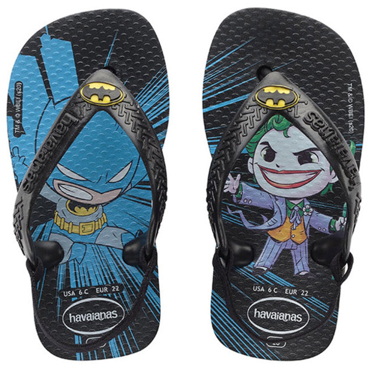 Baby Heroes Thongs Black Black