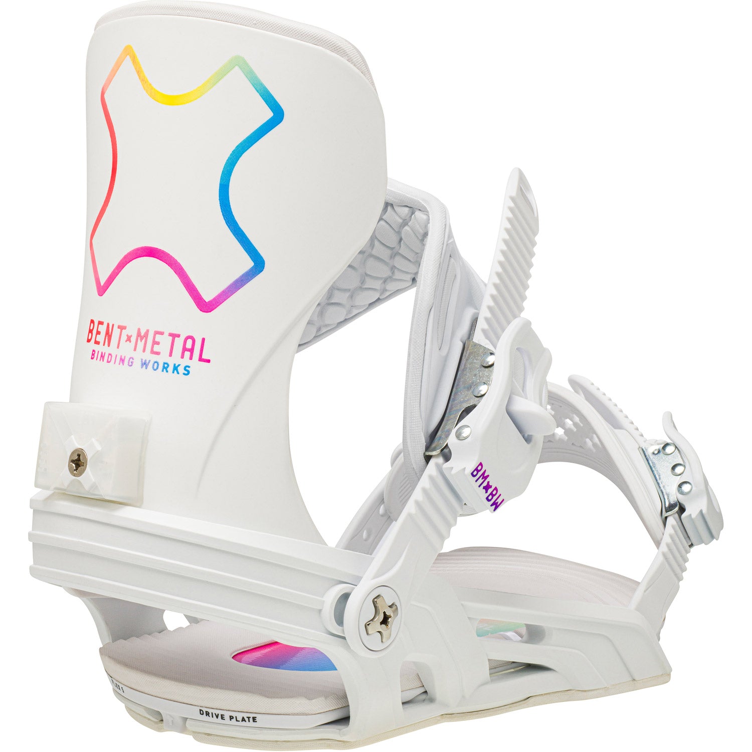 Bent Metal Stylist Snowboard Binding 2021 White