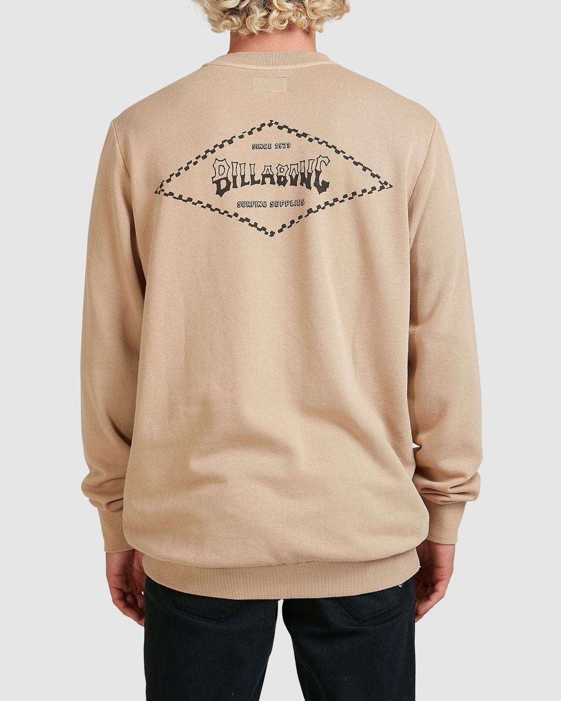 Billabong CHECKED DIAMOND CREW Light khaki