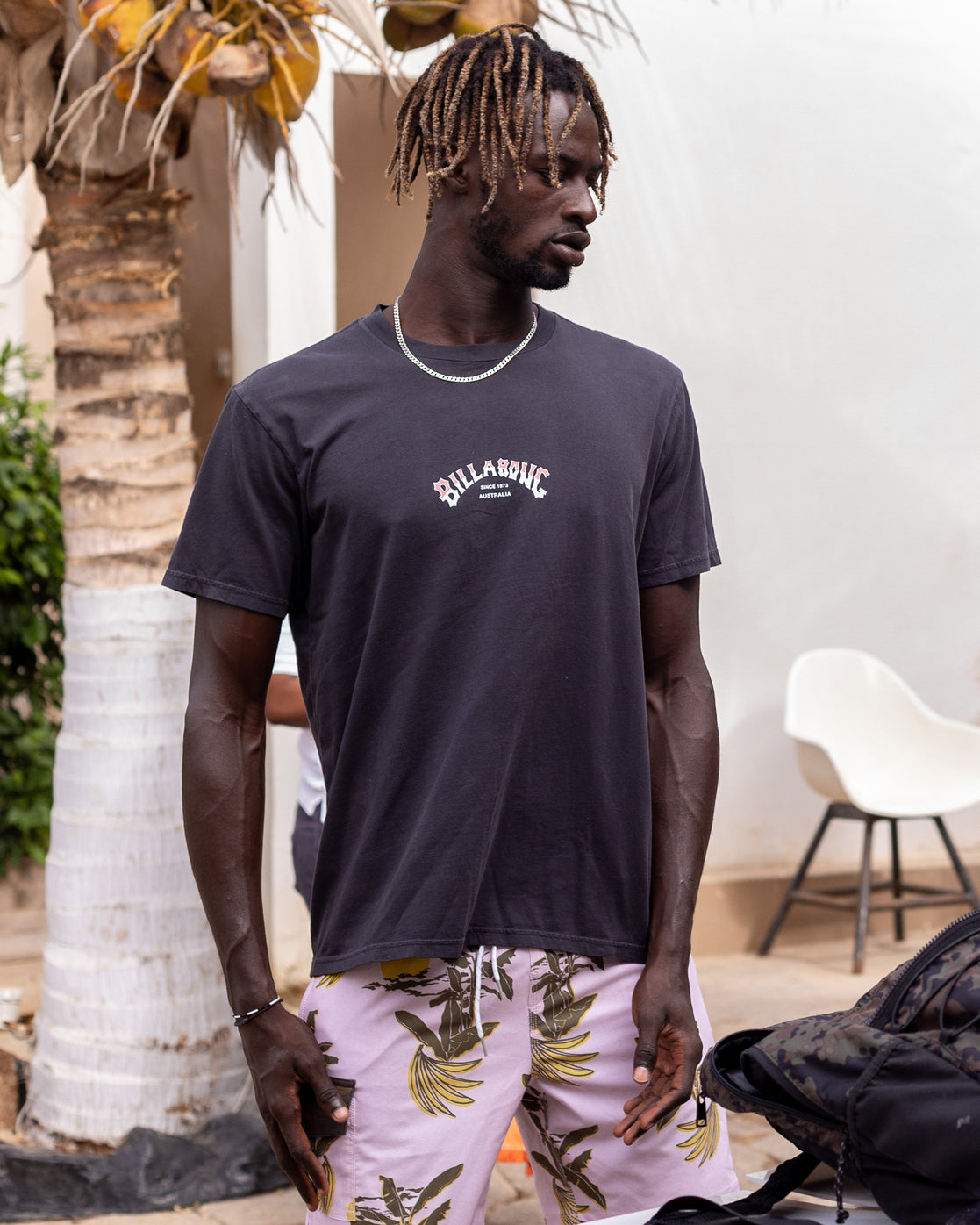 Billabong Core Arch T-Shirt Washed Black