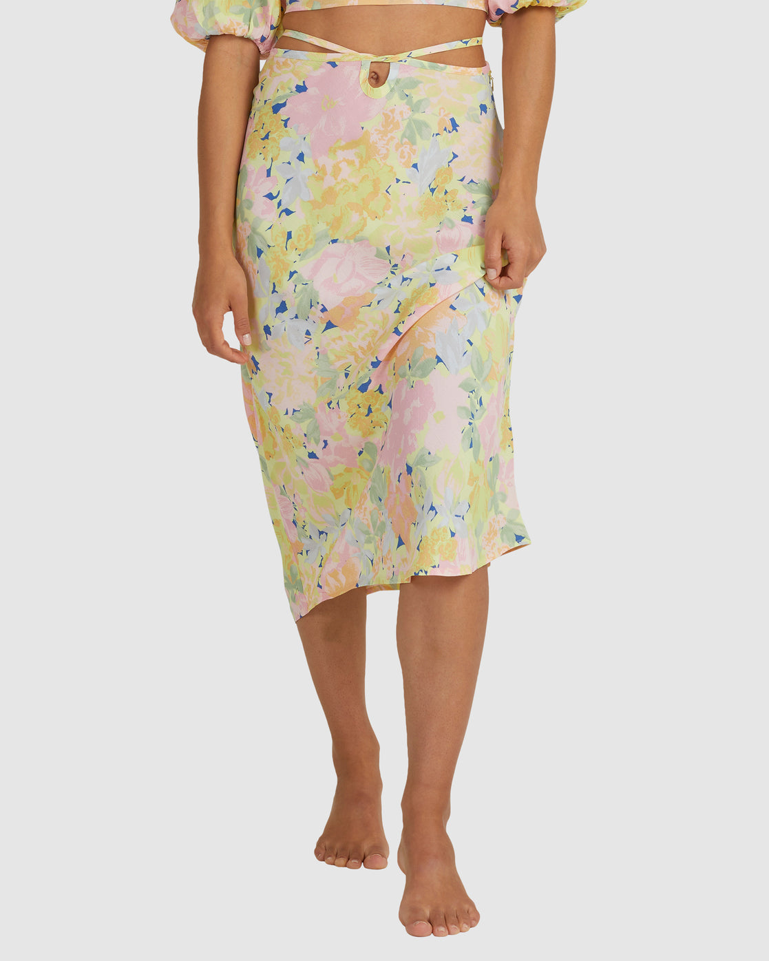 Billabong Cosmic Midi Skirt LIME