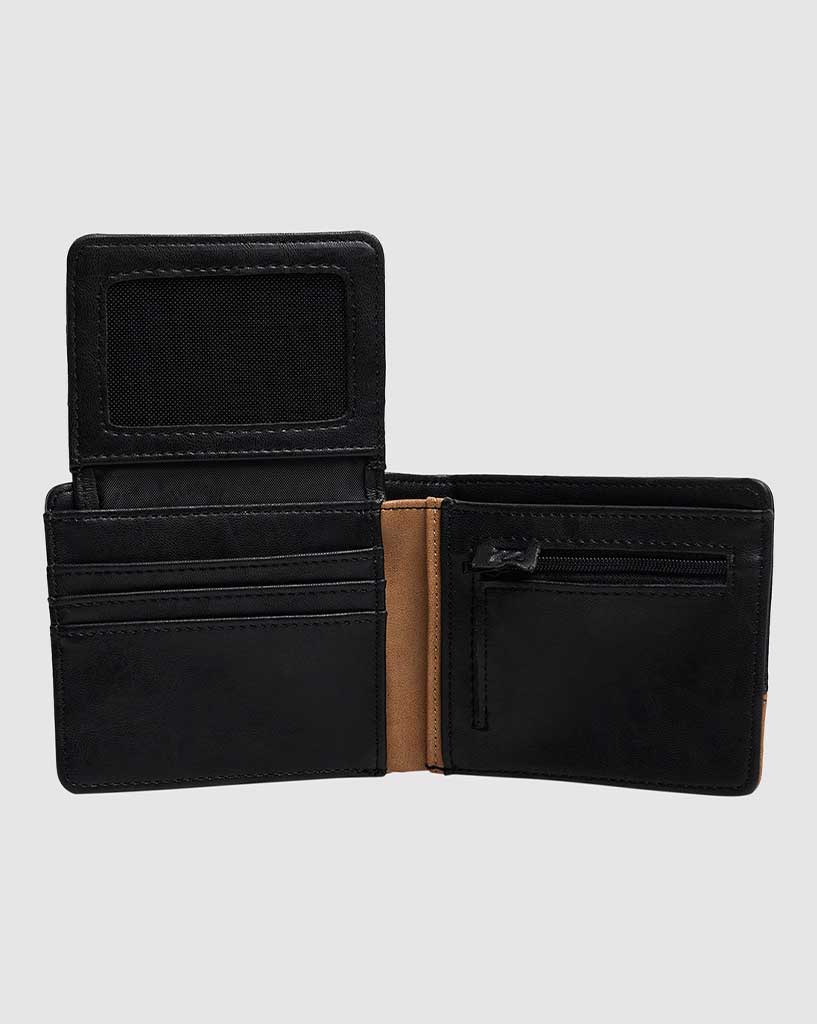 Billabong Dimension Wallet Black Tan
