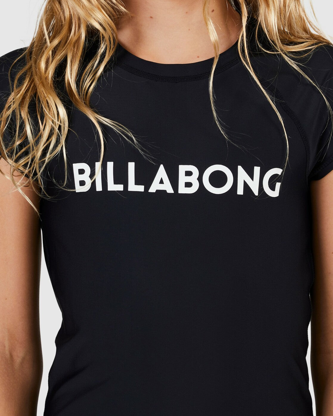 Billabong Girls 6-14 Dancer Rash Vest BLACK