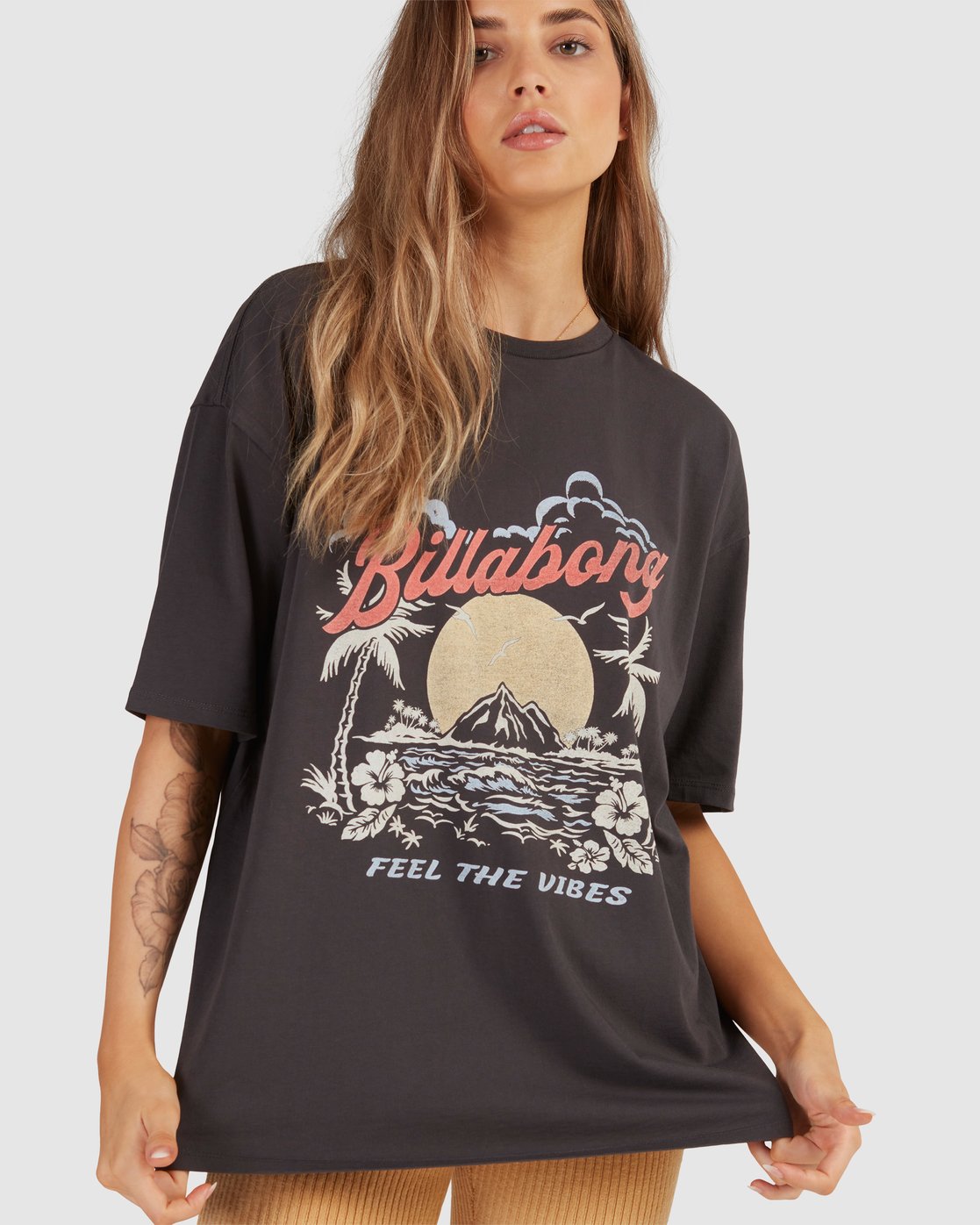 Billabong Just A Day Eco T-Shirt OFF BLACK