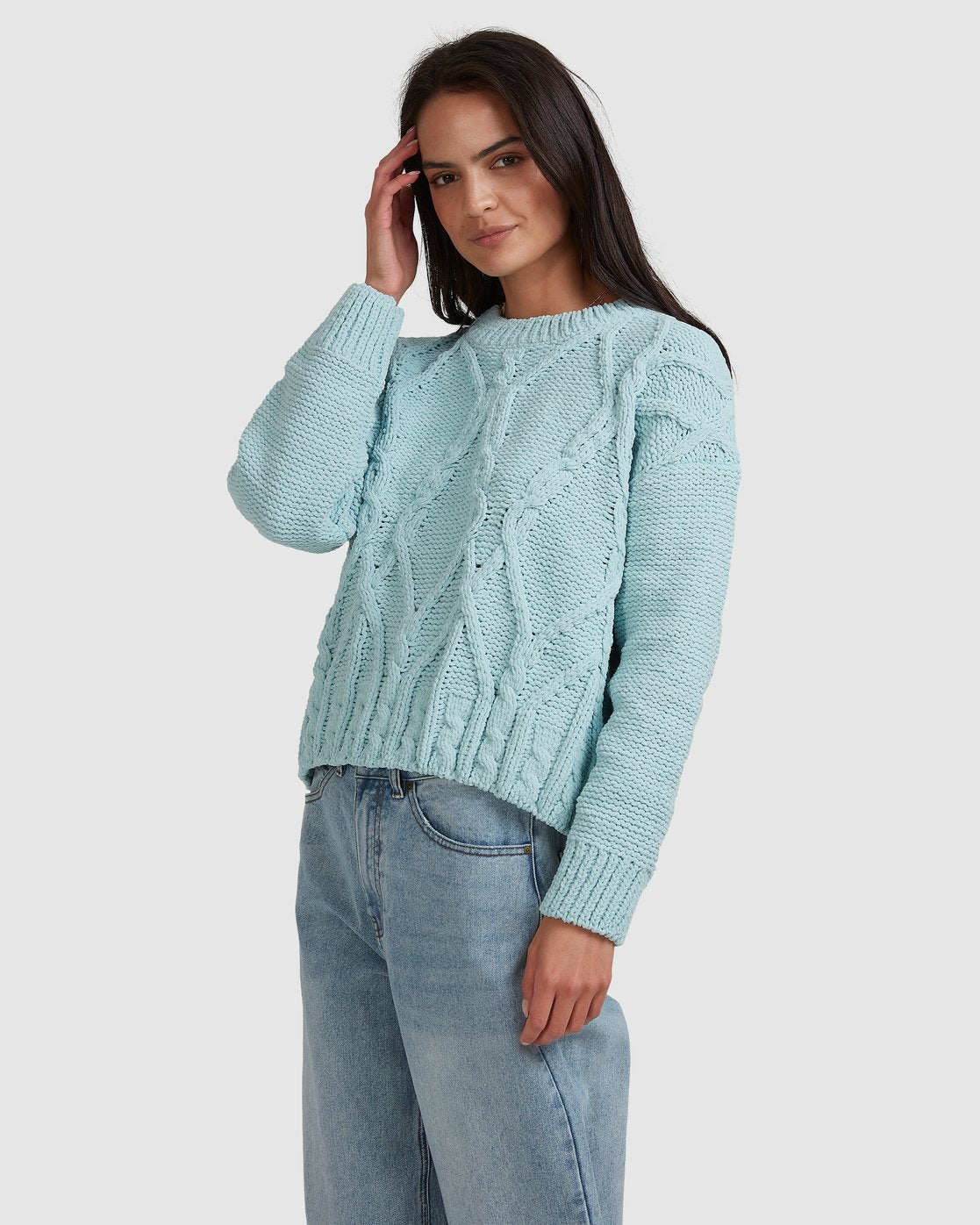 Billabong Only Mine Sweater Pastel blue