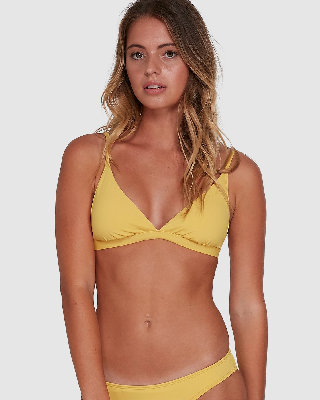 Billabong Sol Searcher Hi Point Tri Bikini Top Sunburst