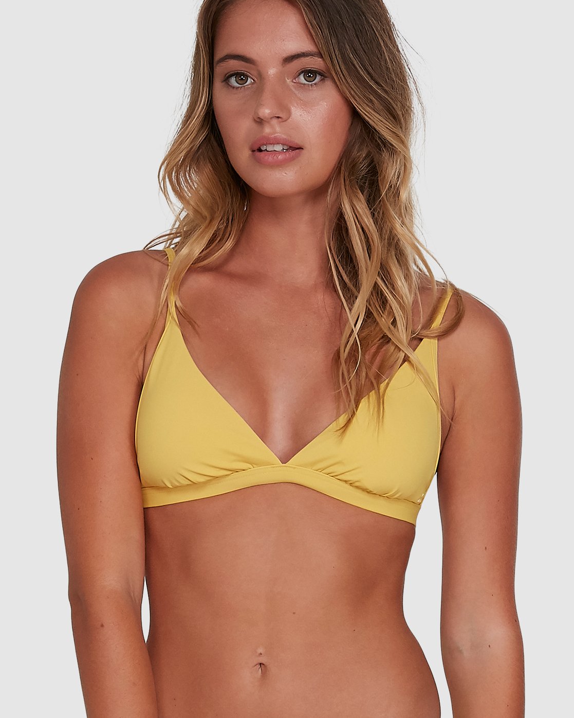 Billabong Sol Searcher Hi Point Tri Bikini Top Sunburst