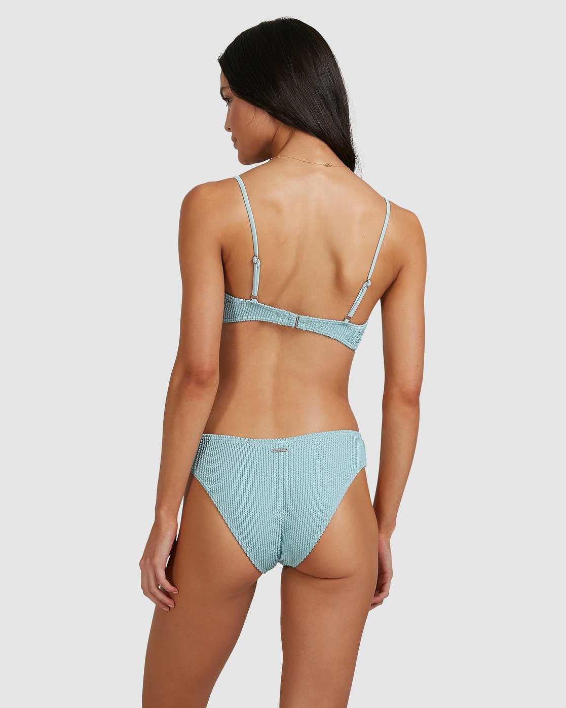 Billabong Summer High V Bralette Bikini Top Blue haze