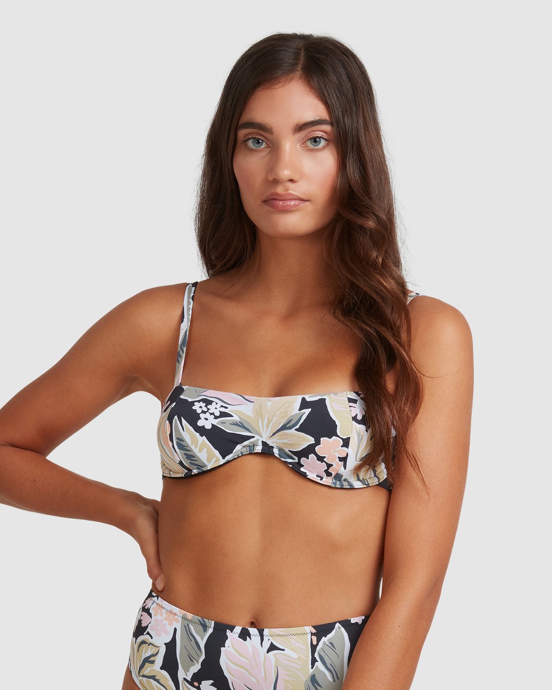 Billabong Sunset Olivia Underwire Bikini Top OFF BLACK