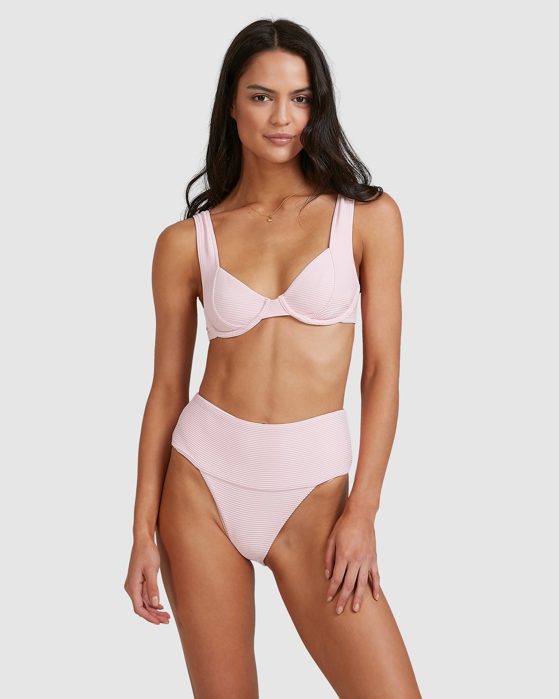 Billabong Tanlines Chloe Bra Bikini Top Powder pink