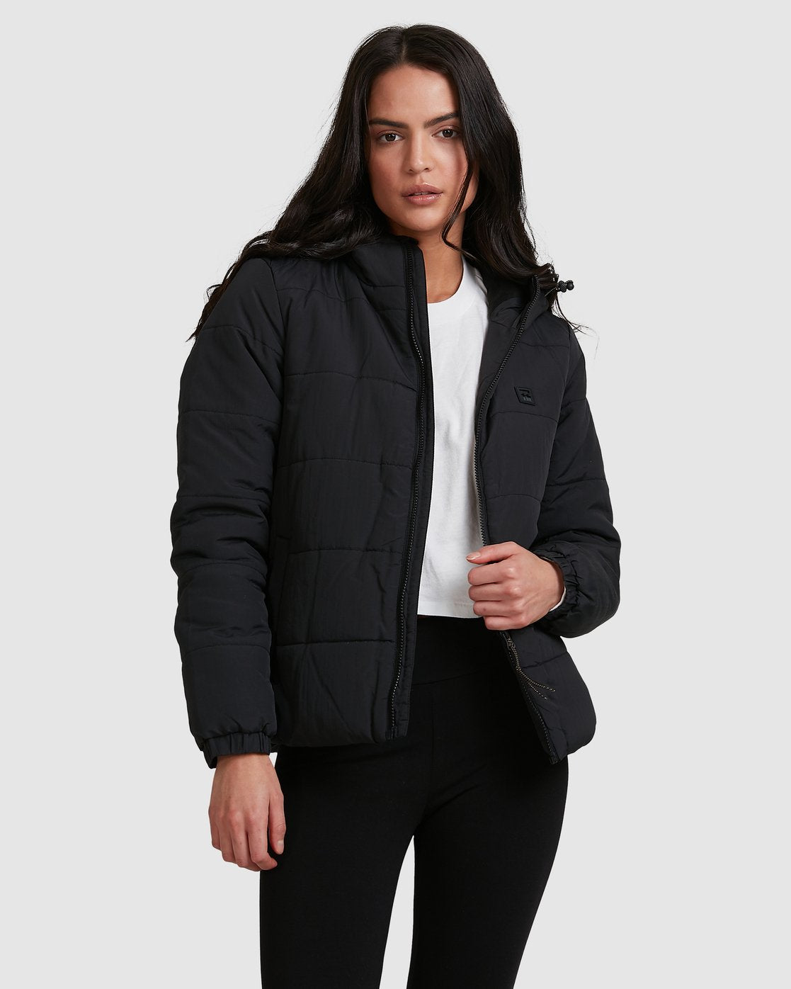 Billabong Transport Puffer Jacket Black