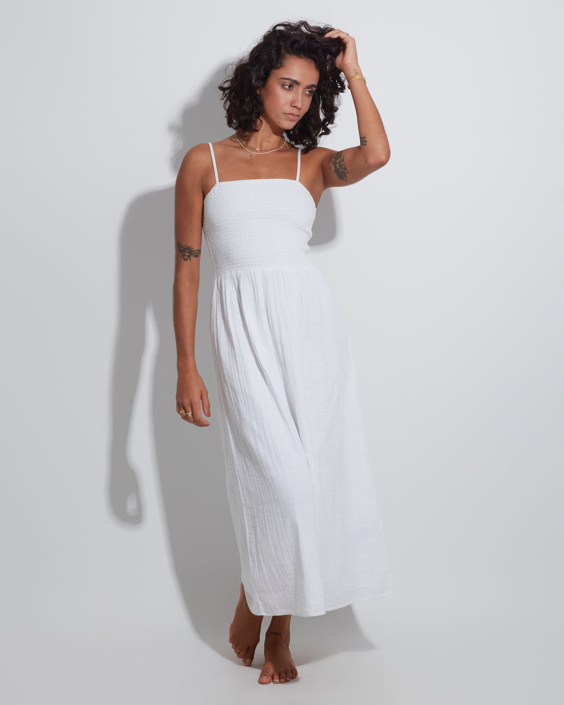 Billabong Vacay Dress WHITE