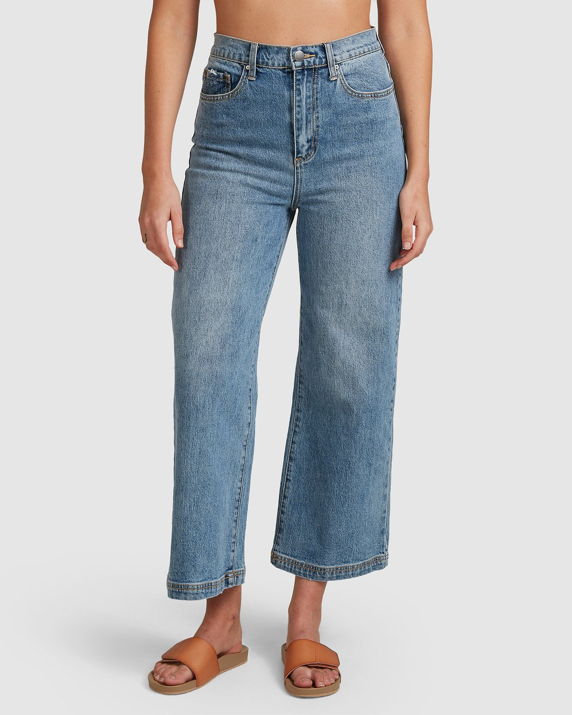 Billabong Winnie Wide Leg Jeans Blue