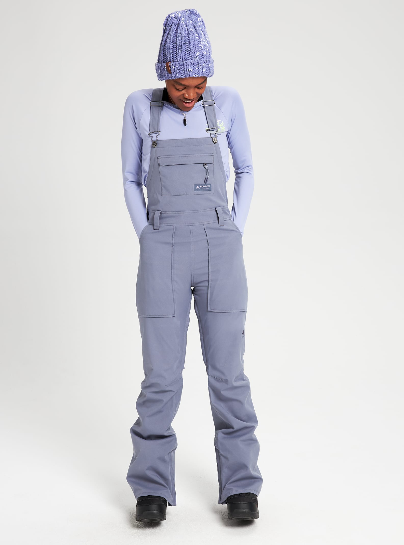 Burton Avalon Bib Pant 2022 Folkstone gray