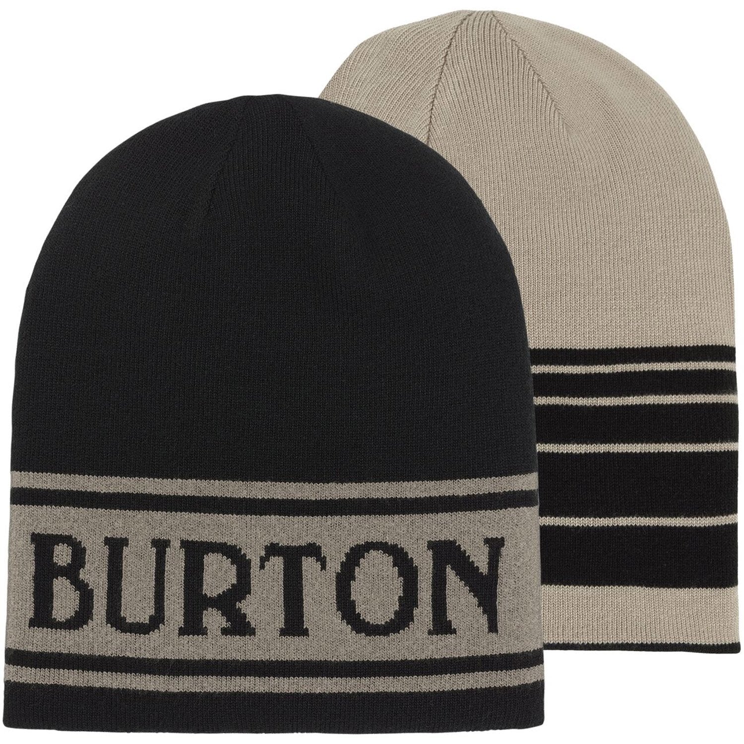 Burton Billboard Slouch Snow Beanie 2020 True Black/ Iron Gray 1