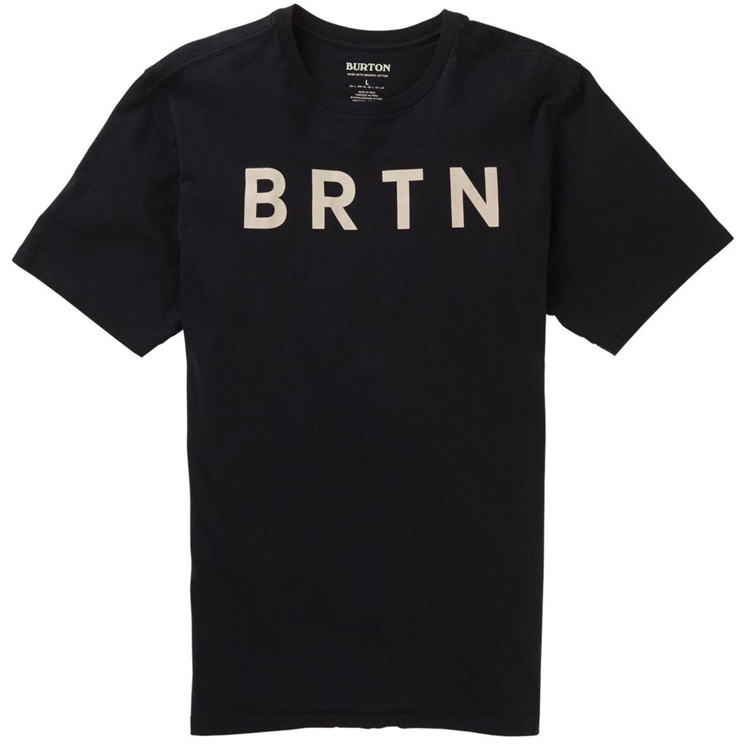 Burton BRTN Short Sleeve T-Shirt 2021 True Black