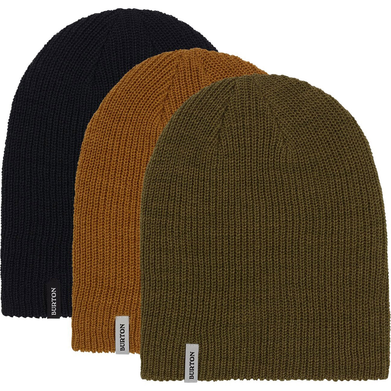 Burton DND 3 Pack Snow Beanie 2020 True Black/ Martini Olive/ Wood Thrush 1