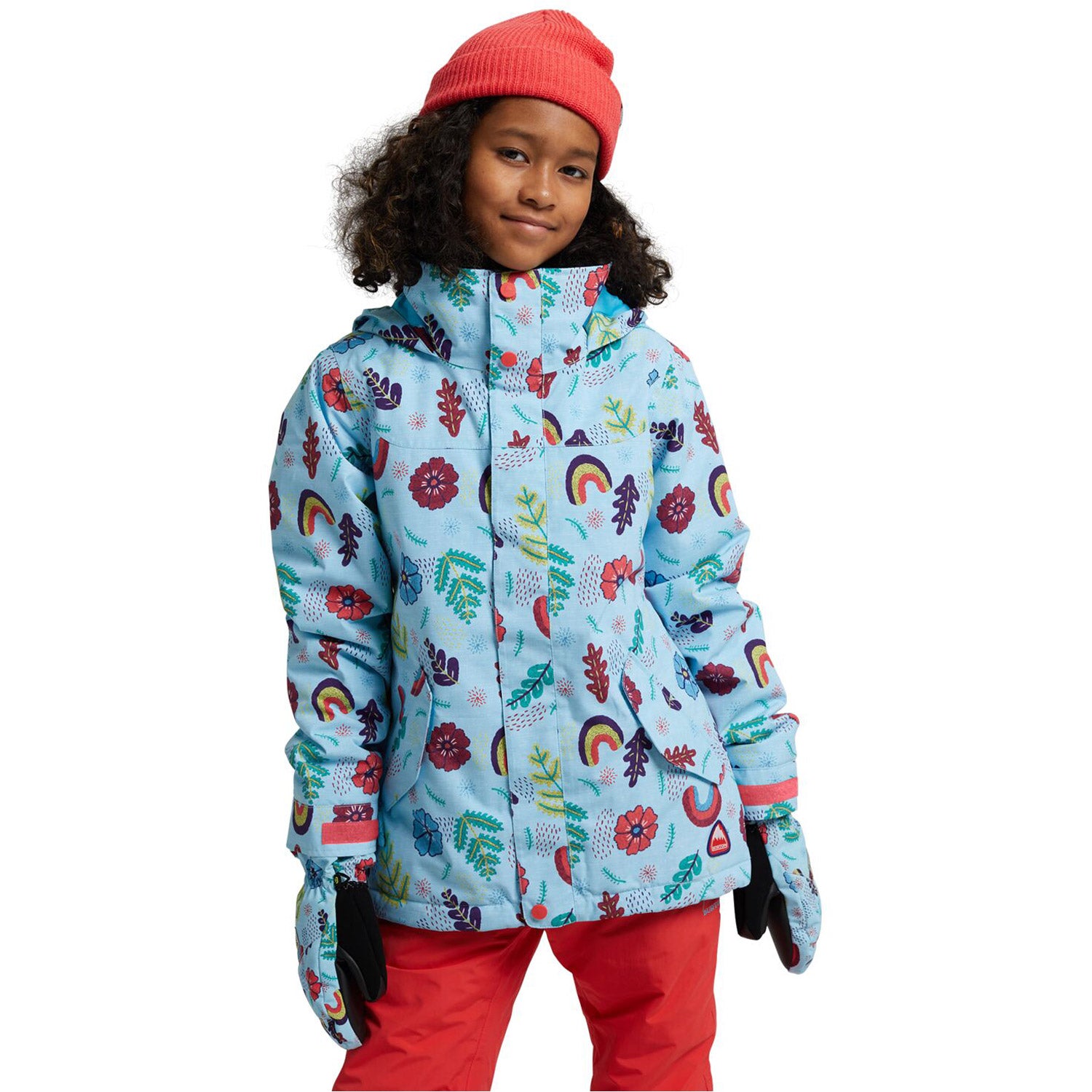 Burton Elodie Girls Snowboard Jacket 2021 Embroidered Floral