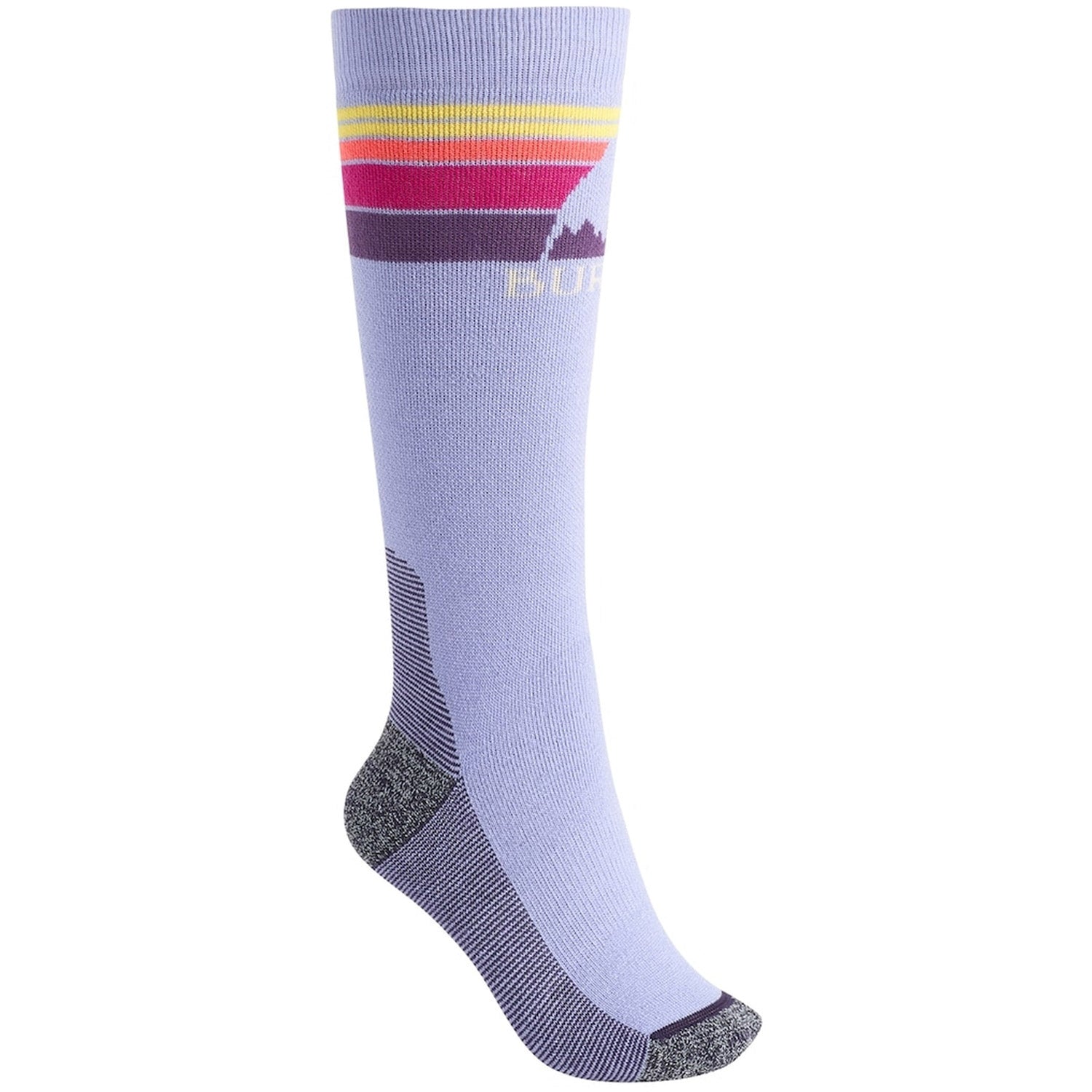 Burton Emblem Midweight Womens Snowboard Sock 2020 Aster Purple