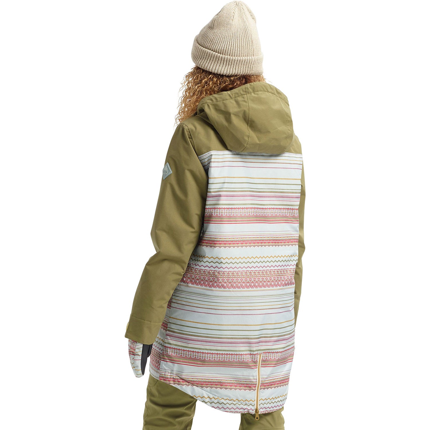 Burton GORE‑TEX Eyris Snowboard Jacket Martini Olive / Aqua Gray Revel 2