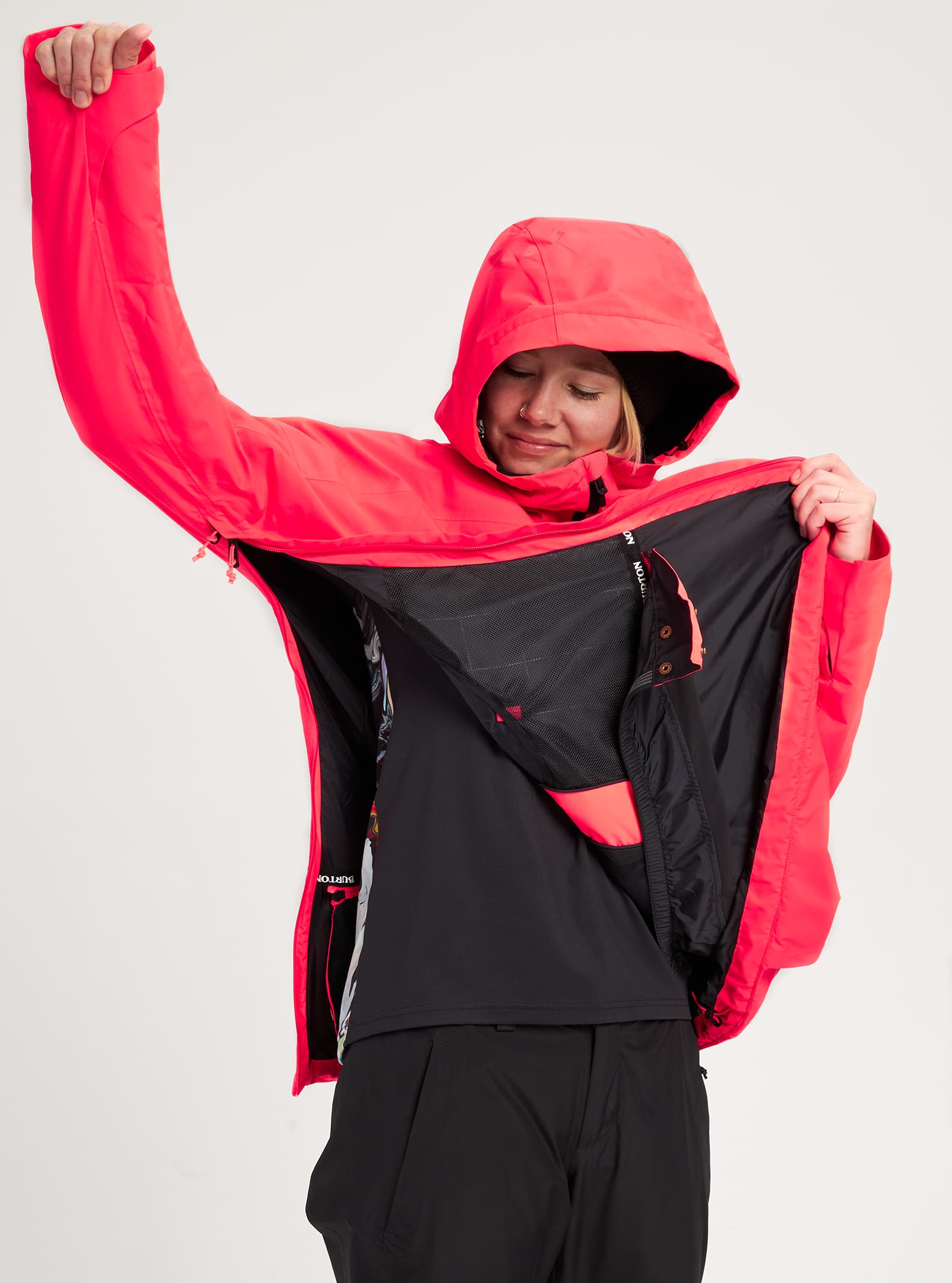 Burton GORE-TEX Pillowline Anorak Jacket 2022 Potent pink