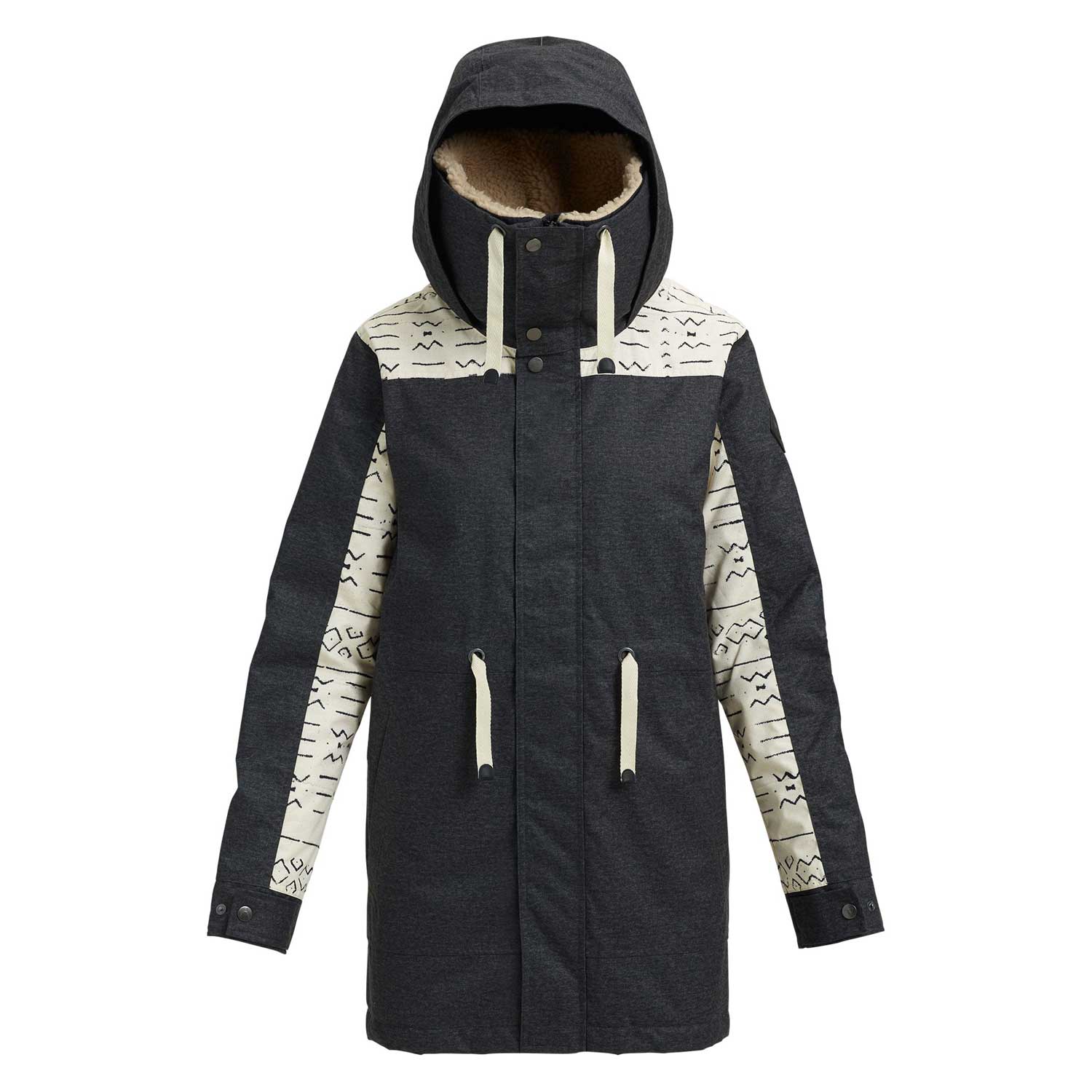 Burton Hazelton Snowboard Jacket 2019 - True Black / Canvas Bgo