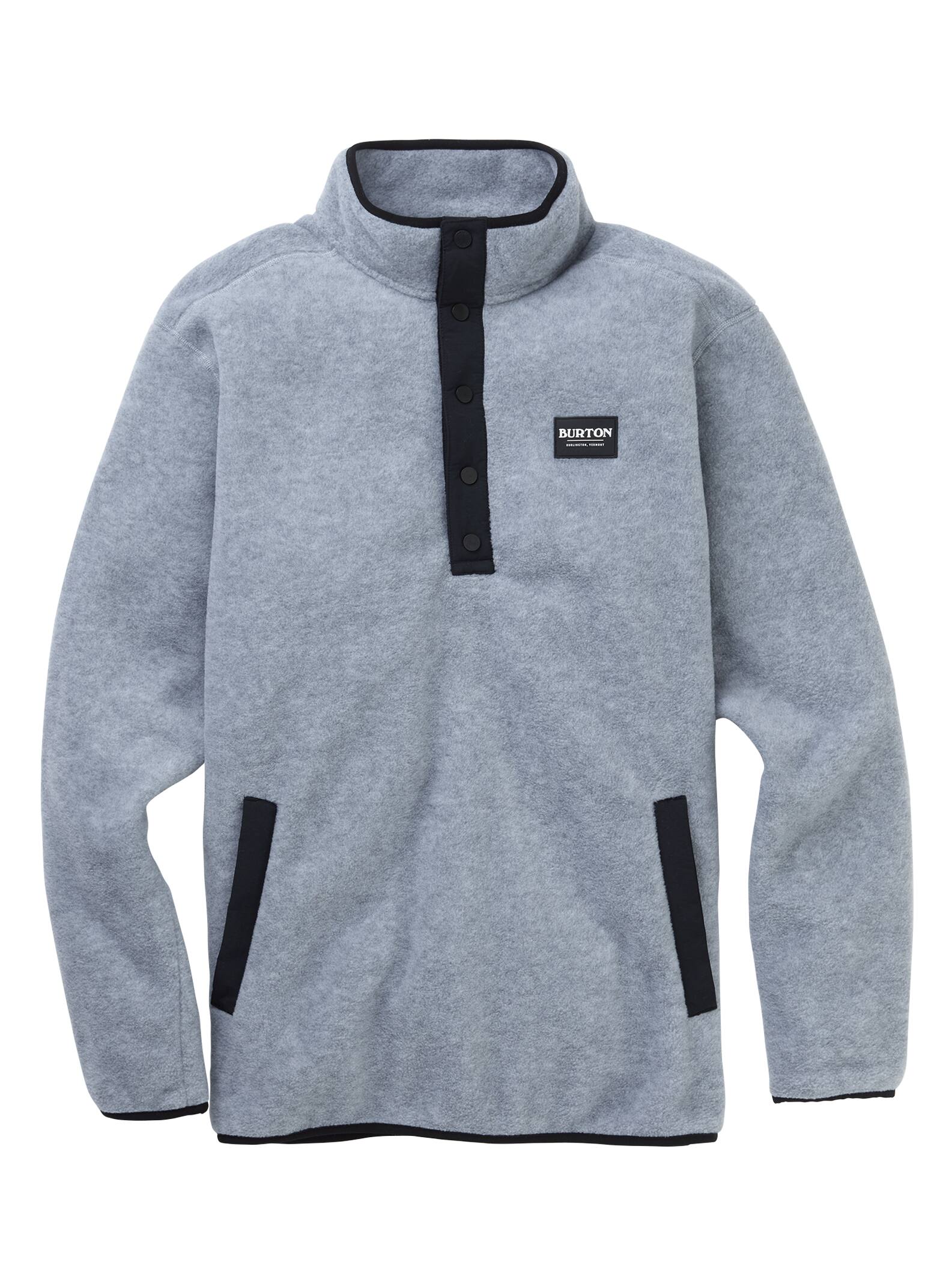 Burton Hearth Fleece Pullover 2022 Gray heather