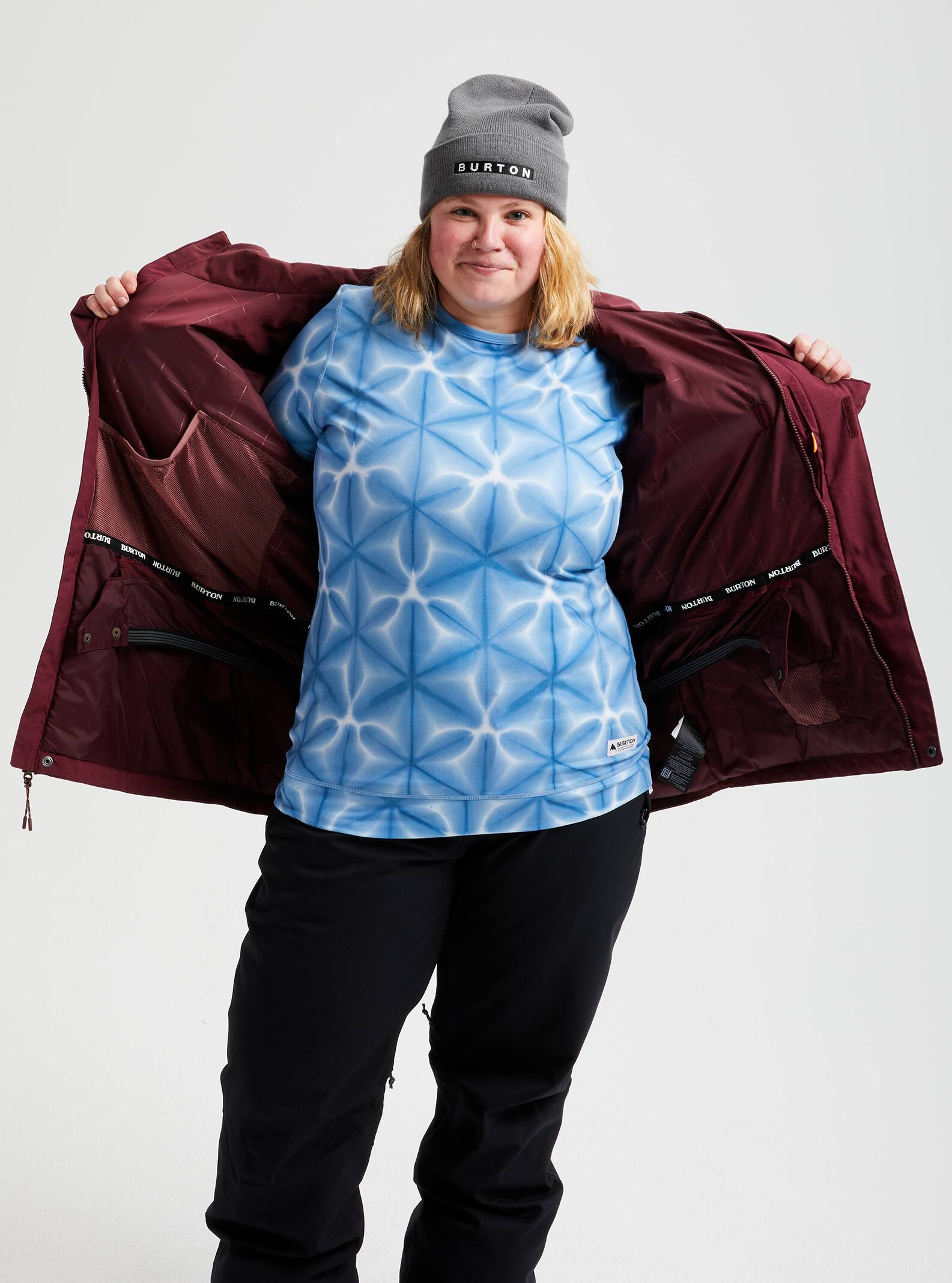 Burton Jet Set Jacket 2022 Port royal heather