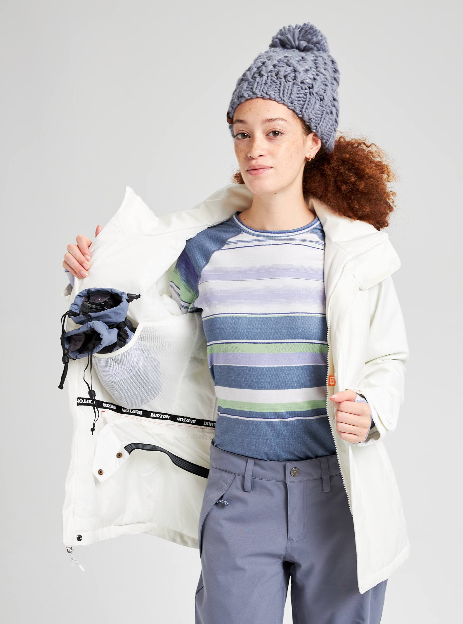 Burton Jet Set Jacket 2022 Stout white