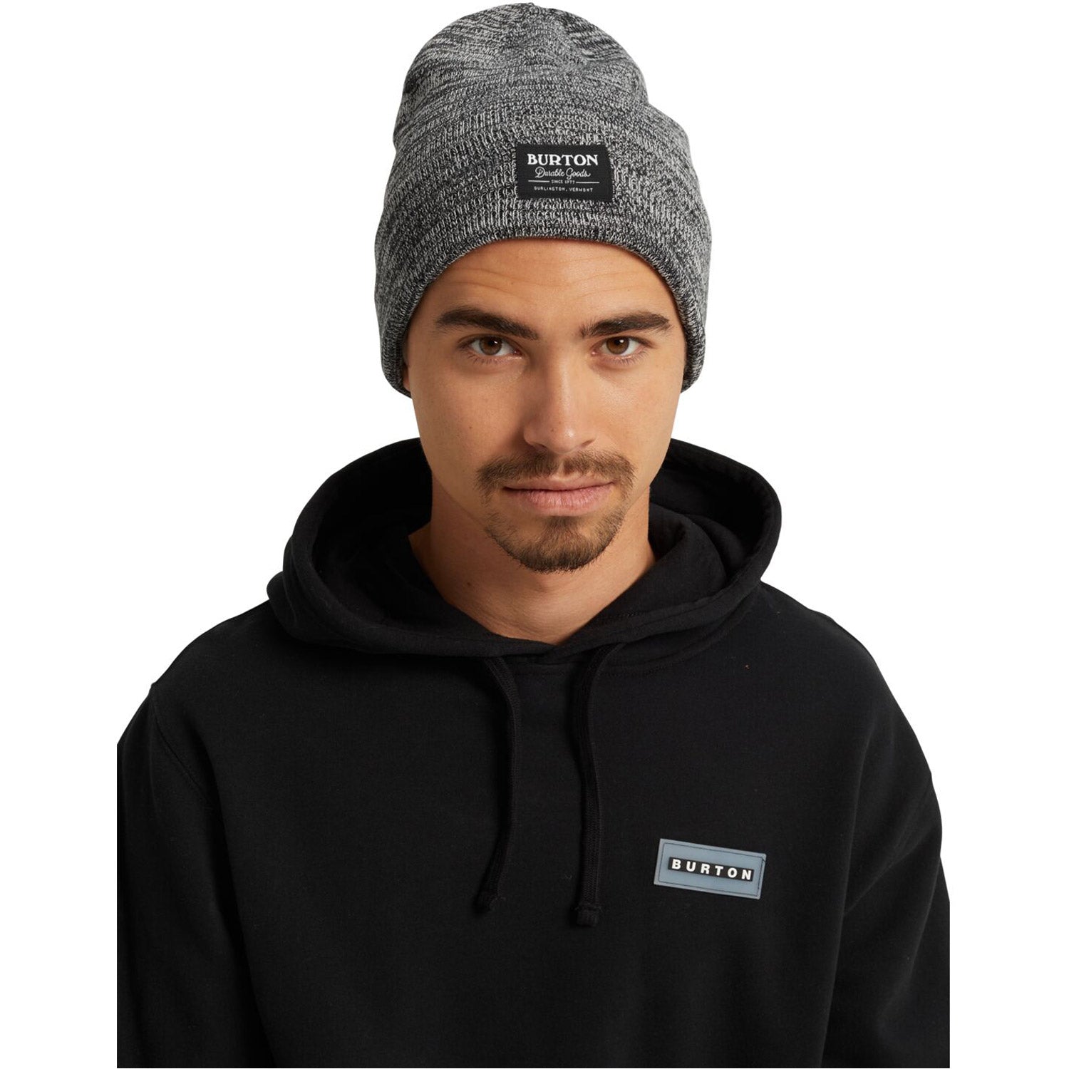 Burton Kactusbunch Tall Beanie 2021 True Black / Stout White Marle