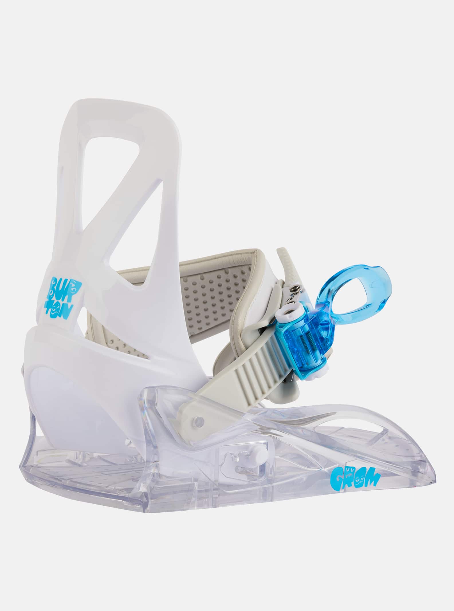Burton Kids' Burton Grom Disc Snowboard Bindings White