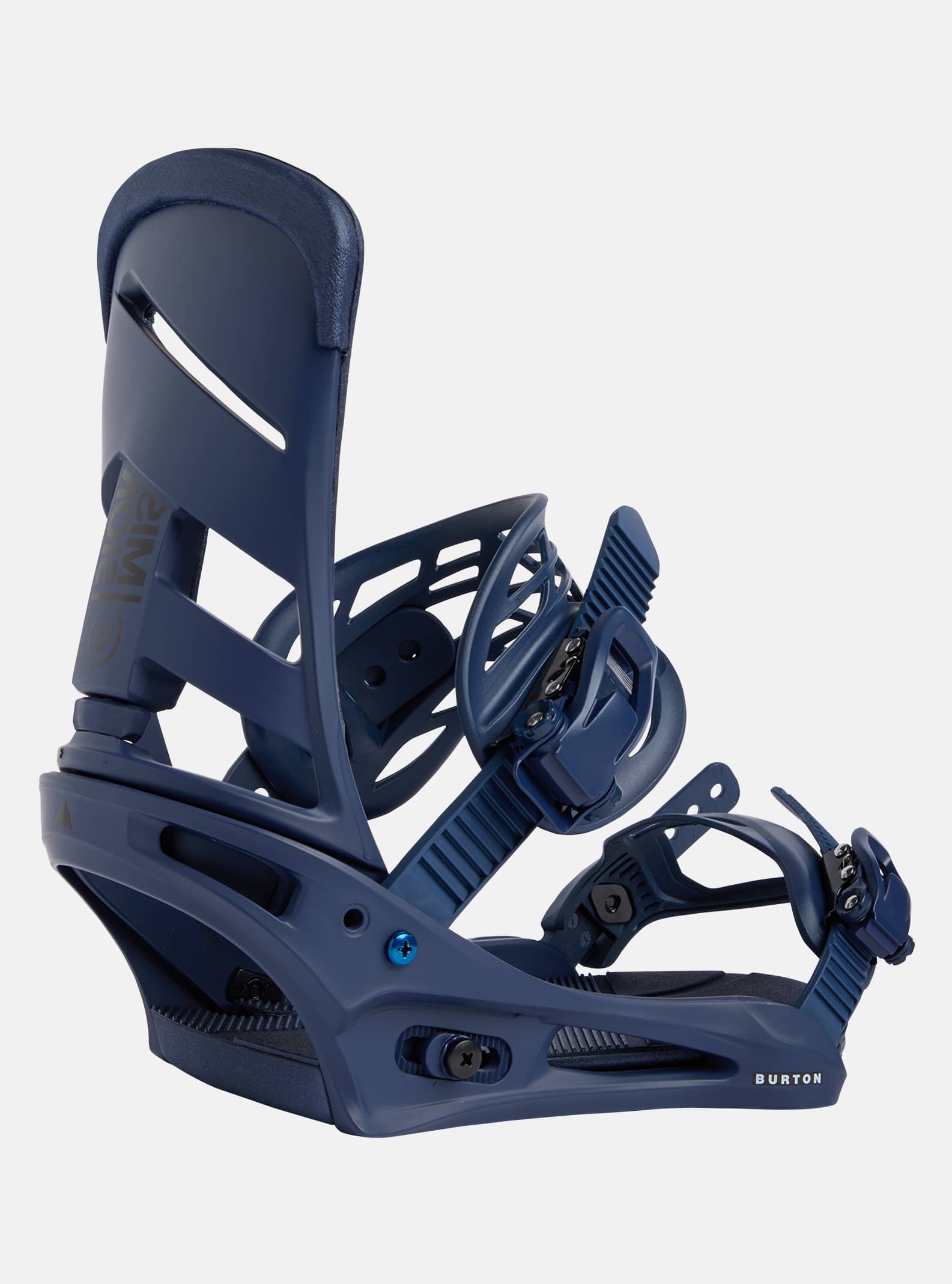 Burton Men's Burton Mission Re:Flex Snowboard Bindings Dress Blue